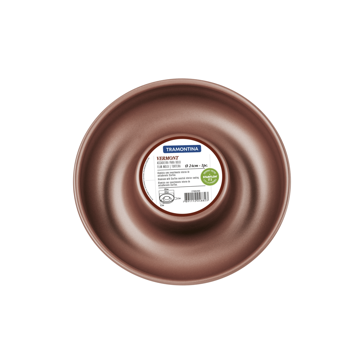 Assadeira Para Bolo Tramontina Vermont Em Aluminio Com